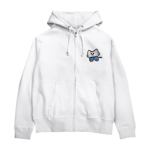 ジーパンねこ Zip Hoodie