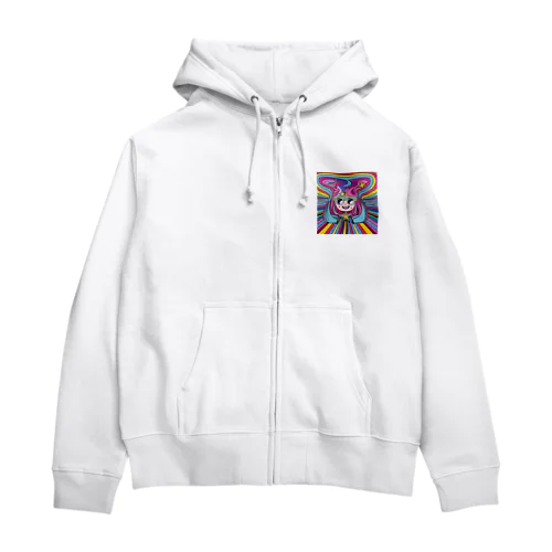 ファンキーちゃん Zip Hoodie