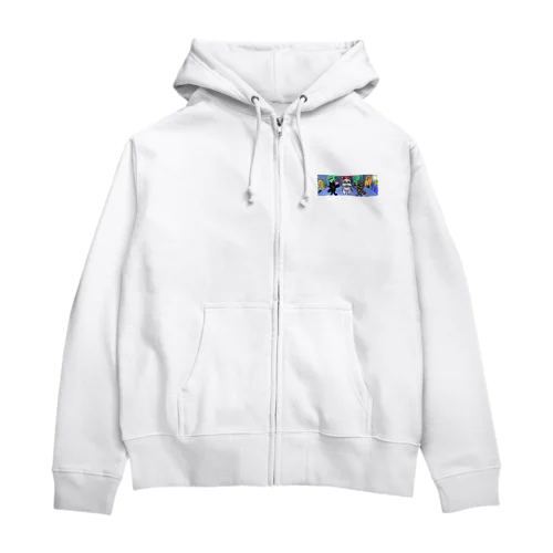 悪ぶりウエスティ Zip Hoodie