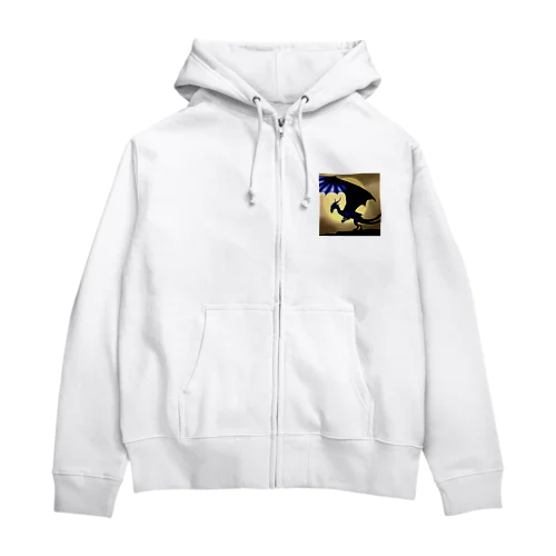 カッコイイ　龍 Zip Hoodie