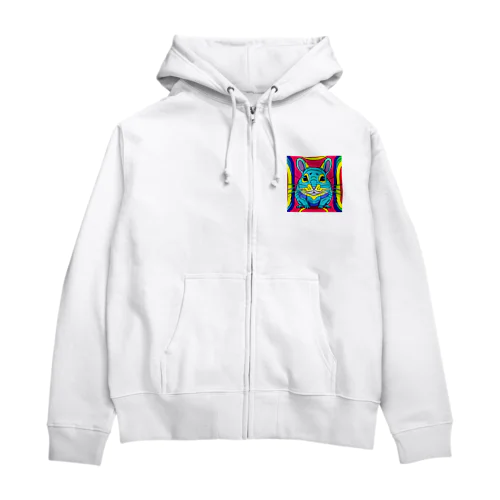 エキセントリックチンチラ Zip Hoodie