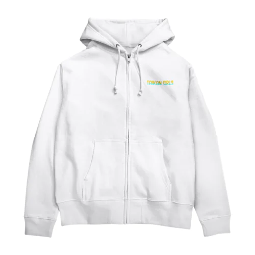 体幹ガールズバックプリント Zip Hoodie