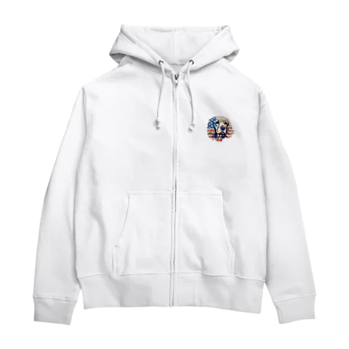 アメリカンコッカーアメリカ Zip Hoodie