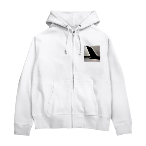 ゲルハルトリヒター風　モノクロの世界 Zip Hoodie