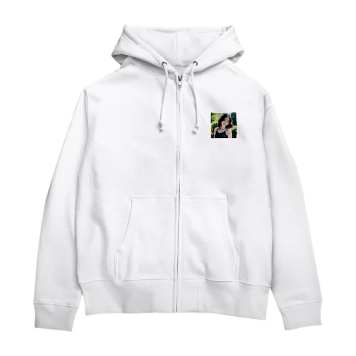 斎藤綾華 Zip Hoodie