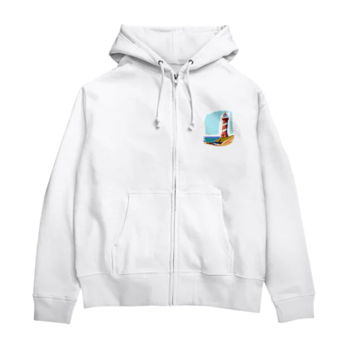 灯台 Zip Hoodie