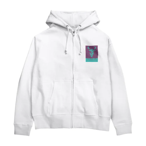 TWO-TONE-ONE Zip Hoodie