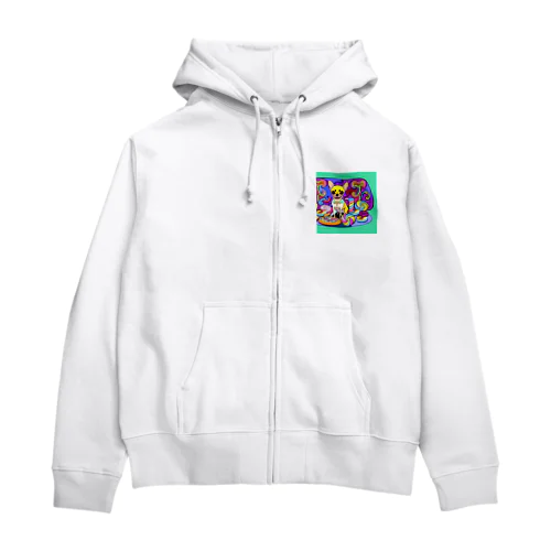 クッキー王国の謎☆チワワの異次元冒険 Zip Hoodie