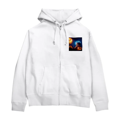 ハッピーハロウィン Zip Hoodie