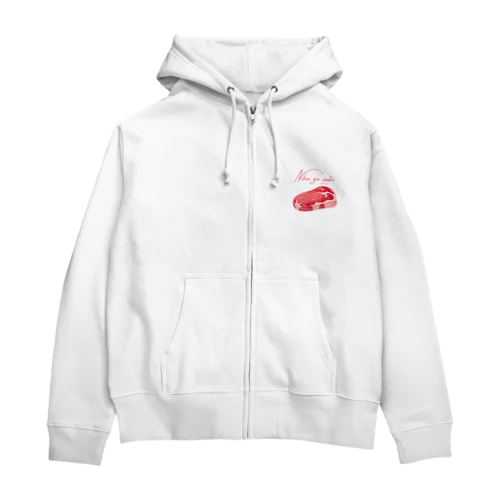 Niku ga suki Zip Hoodie