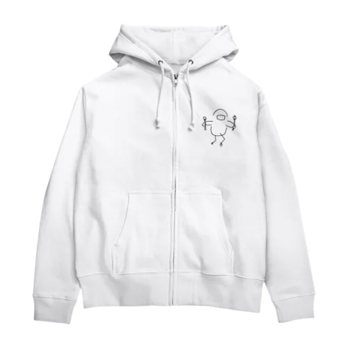 かも Zip Hoodie