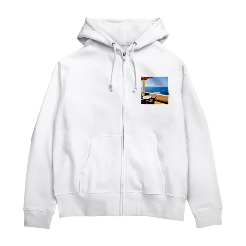 シーサイドカフェグッズ Zip Hoodie