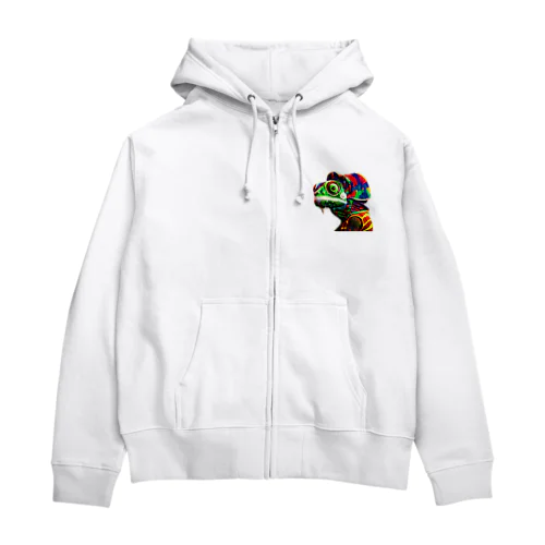 レゲェカメレオン Zip Hoodie