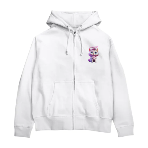 Lovey angel Zip Hoodie