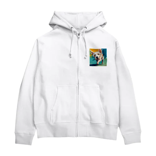 Run Dog Zip Hoodie