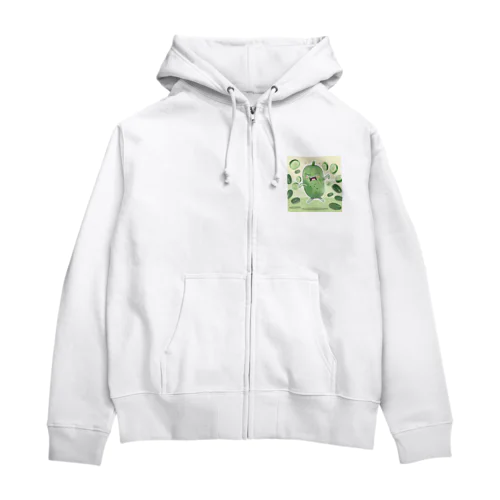 アングリーダンシングキューカンバー Zip Hoodie