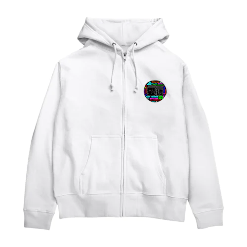 めだか屋あいなる　ロゴ Zip Hoodie