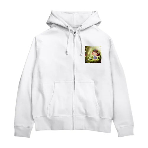 自然につつまれて Zip Hoodie