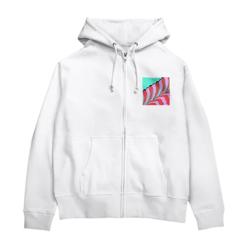 カラフラミンゴ Zip Hoodie