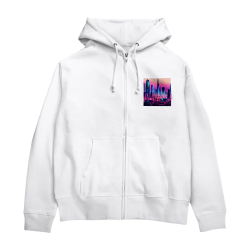 未来都市の視線　～Gaze of the Future City～ Zip Hoodie