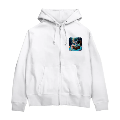 妖精のハロウィンフェス（人魚） Zip Hoodie