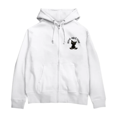 #Cyber Cat Zip Hoodie