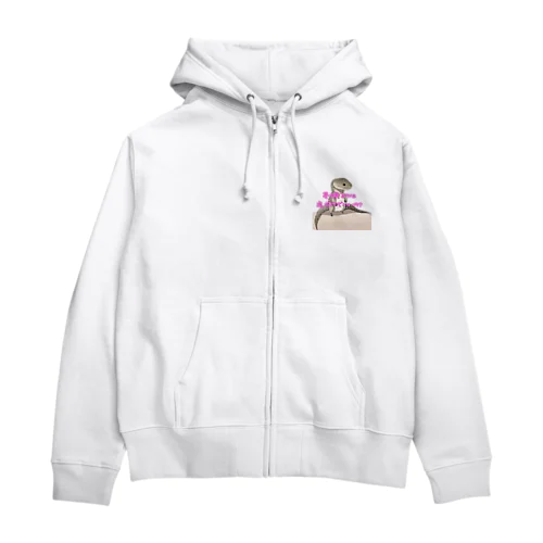 夢見るトカゲ Zip Hoodie