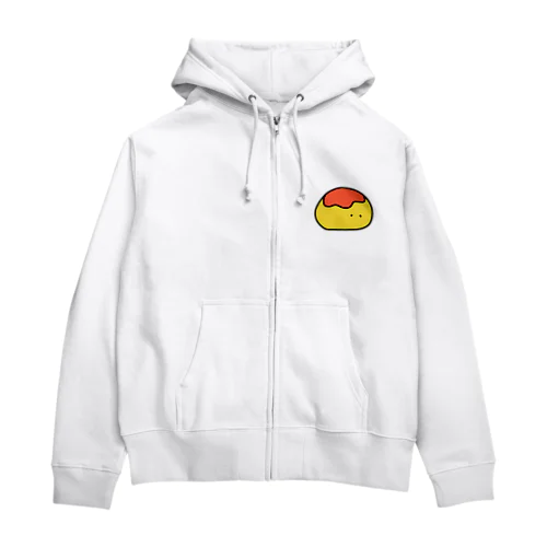 すこしげんきのないおむらいすさん Zip Hoodie