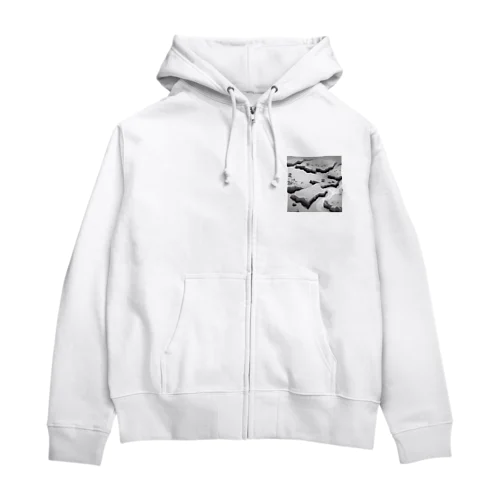 有名な観光スポットイメージ画像：セントラルオーストラリア砂漠（オーストラリア） Zip Hoodie