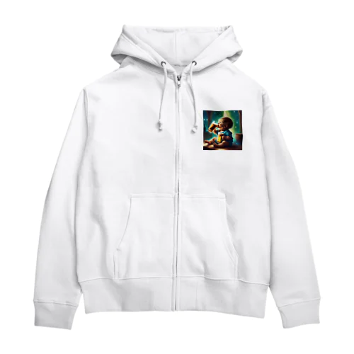 Baby beer Zip Hoodie