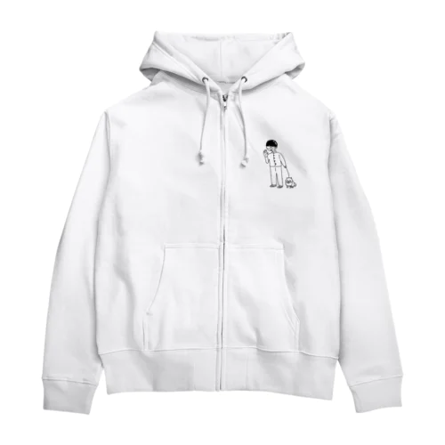 にょっさんアパレル2 Zip Hoodie