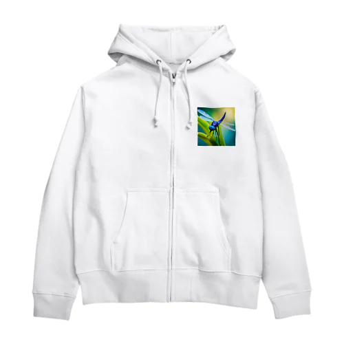 【虫除け】オニヤンマデザイン Zip Hoodie