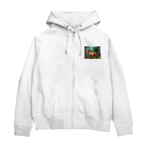 恐竜⑥ Zip Hoodie