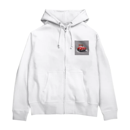 あかい車グッツ Zip Hoodie