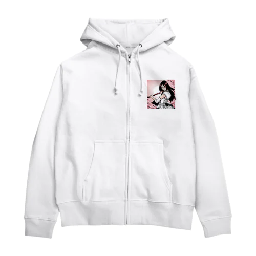 女戦士 Zip Hoodie