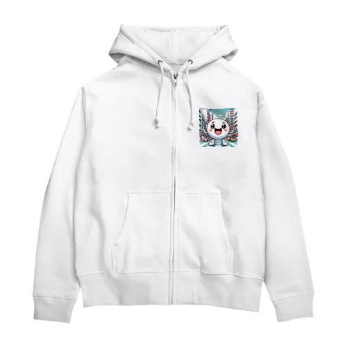 ワタまる Zip Hoodie