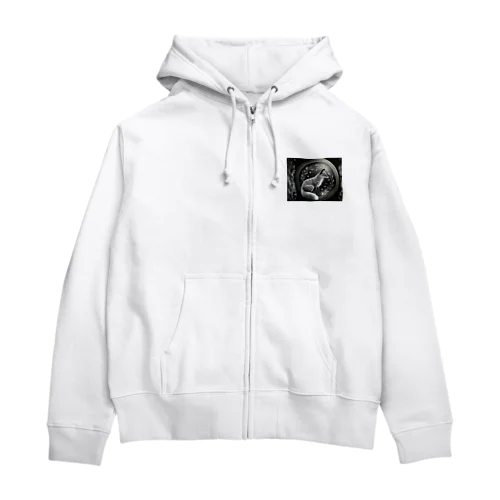 ギンギツネのコイン Zip Hoodie