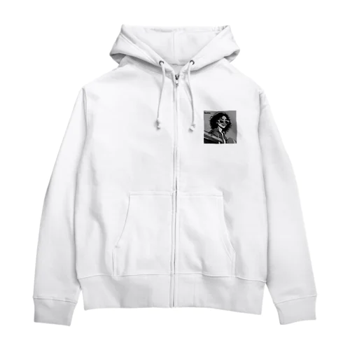 "Girl" Zip Hoodie