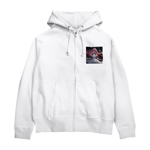 ゾンビガール Zip Hoodie