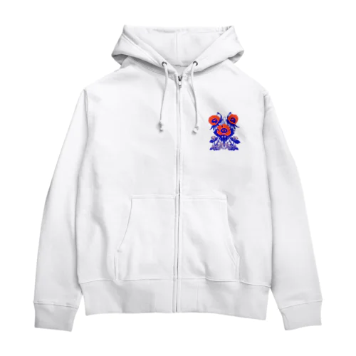 magic flower Zip Hoodie