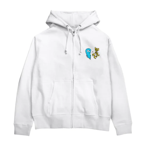 串カツの妖精クシニョロ（しらんけど） Zip Hoodie