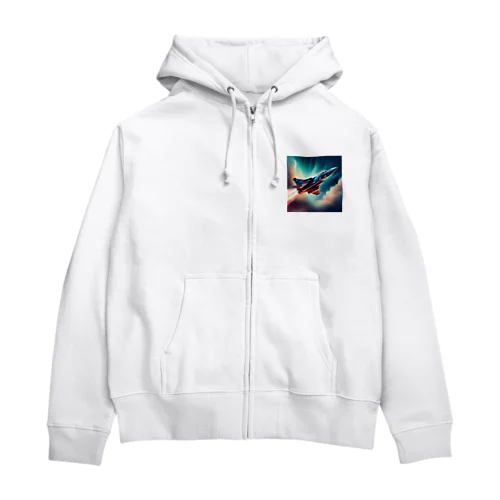 ミッドナイト・ステルス Zip Hoodie