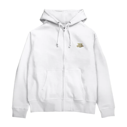 赤ちゃんといっしょ　ねこ　ごめん寝 Zip Hoodie