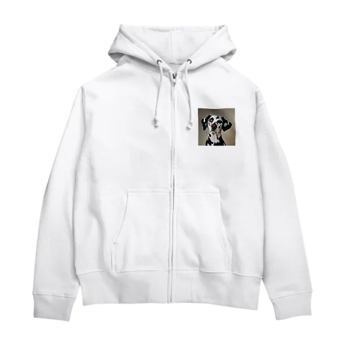 ダルメシアン君 Zip Hoodie