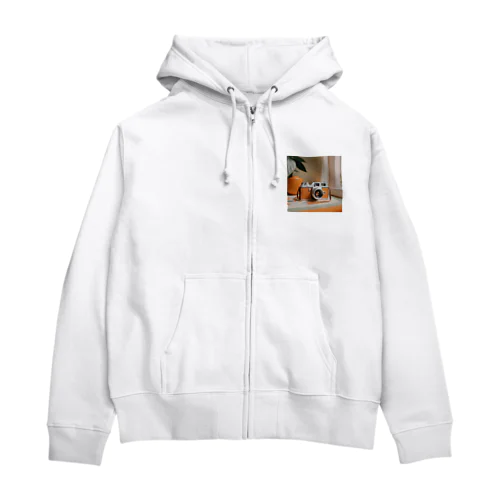 レトロな世界 Zip Hoodie