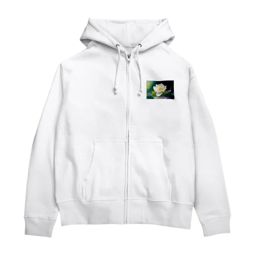 ひときわ美しい一輪の花 Zip Hoodie