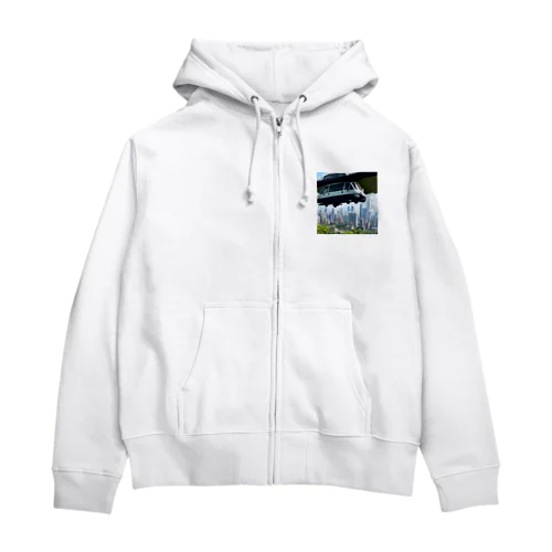 輝かしい未来都市 Zip Hoodie