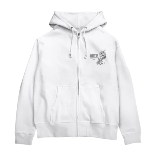 阿形　アギョウ　仏像　金剛力士像 Zip Hoodie