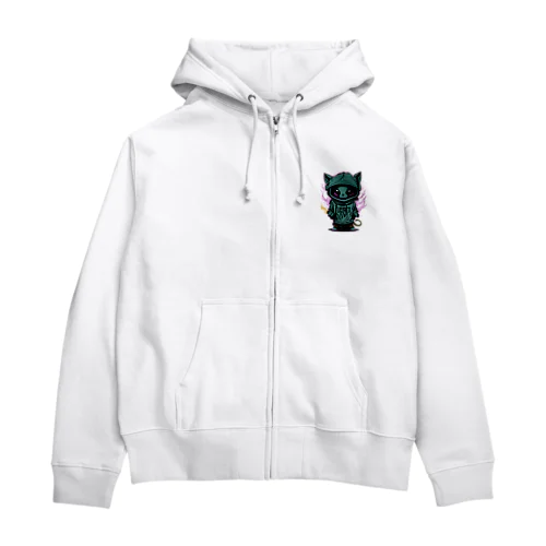 ちびネコ Zip Hoodie