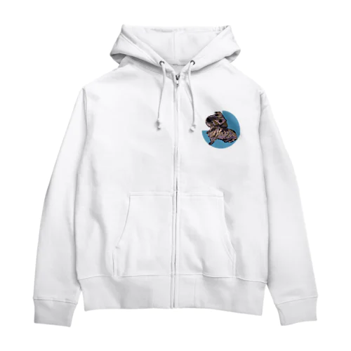 ドット絵犬 Zip Hoodie